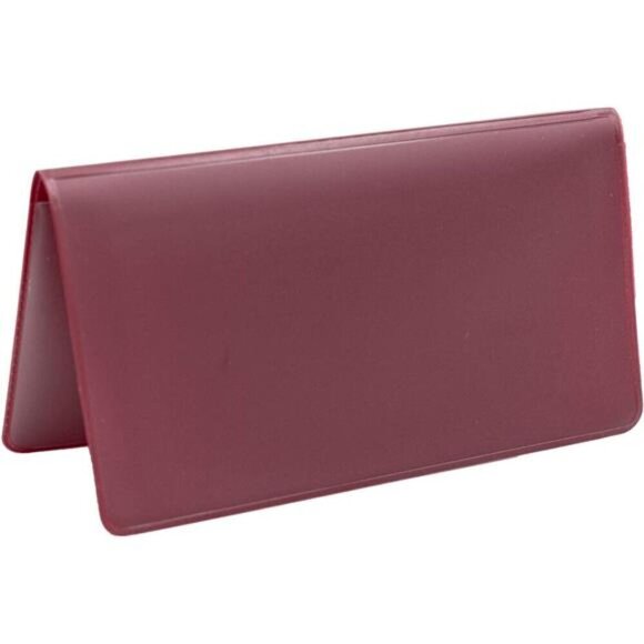 Personal Checkbook Cover Red - Picture 1 of 6